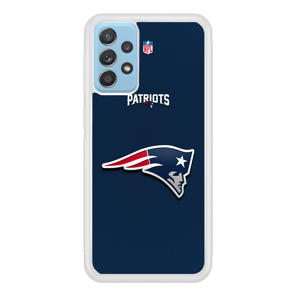 New England Patriots Letter on Jersey Samsung Galaxy A72 Case