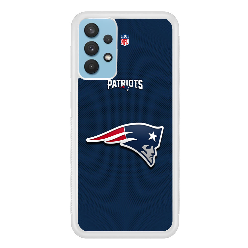 New England Patriots Letter on Jersey Samsung Galaxy A32 Case