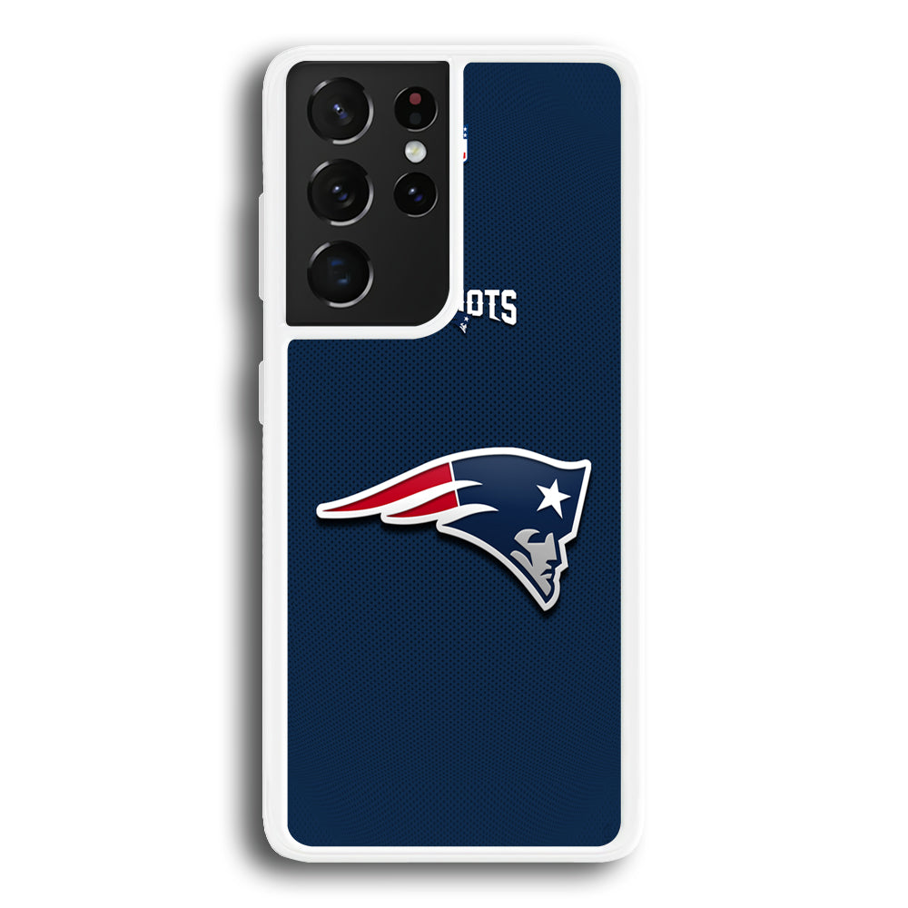 New England Patriots Letter on Jersey Samsung Galaxy S21 Ultra Case