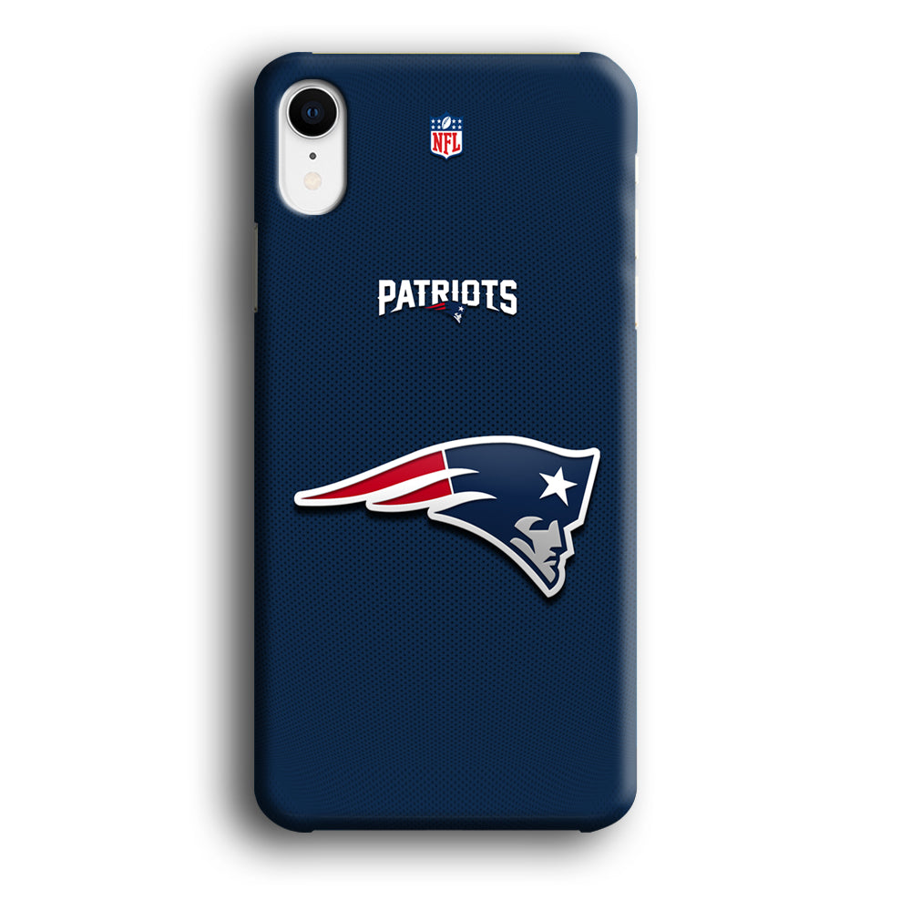 New England Patriots Letter on Jersey iPhone XR Case