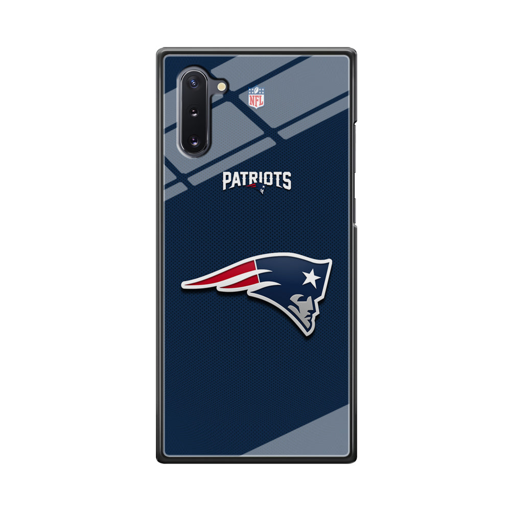 New England Patriots Letter on Jersey Samsung Galaxy Note 10 Case