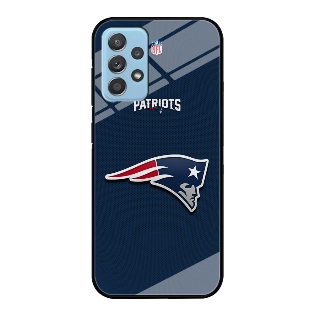 New England Patriots Letter on Jersey Samsung Galaxy A72 Case