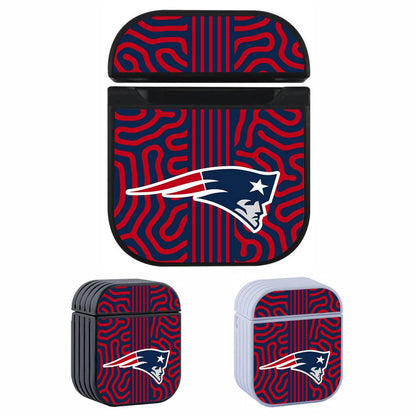 New England Patriots Line on Maze Apple Airpods Case