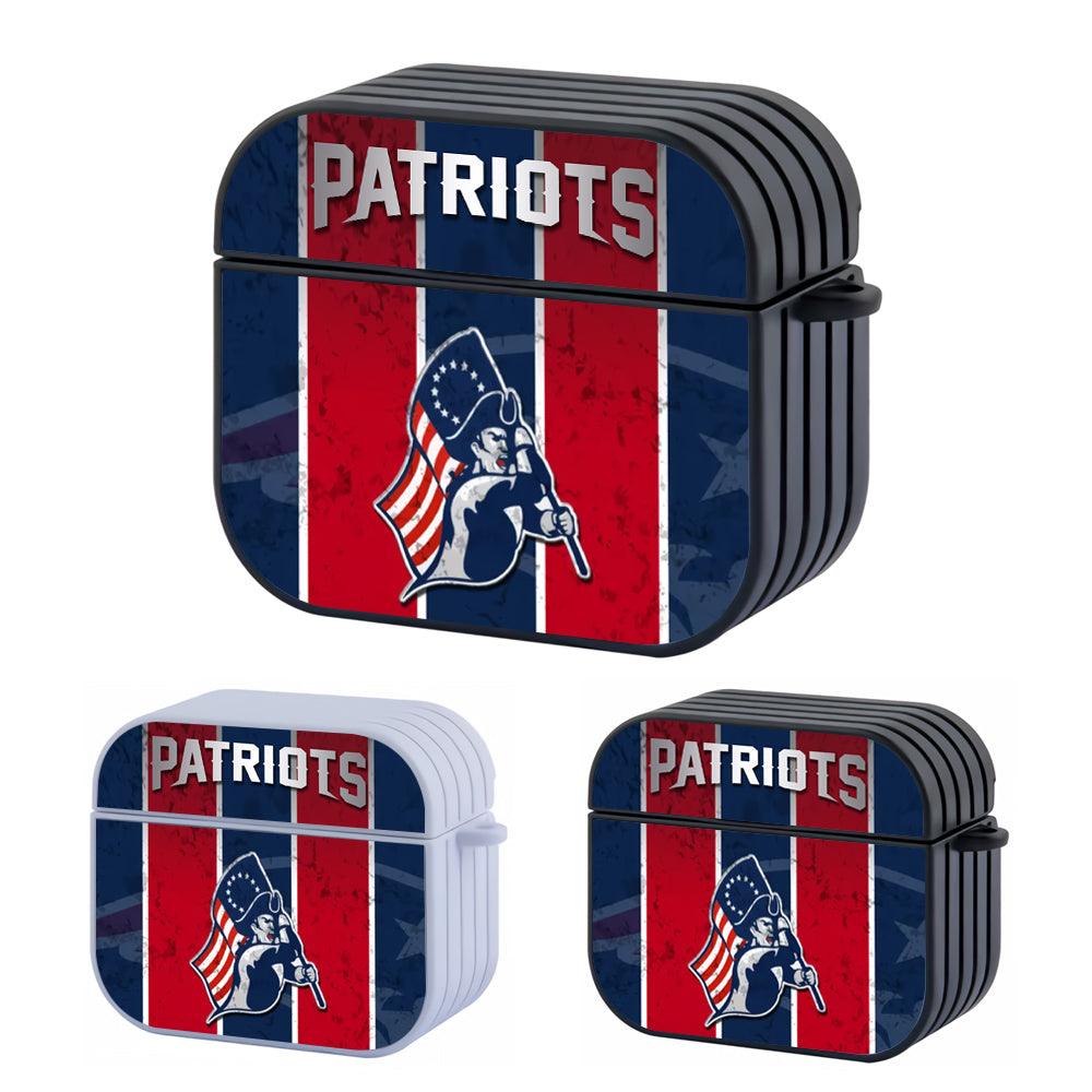 New England Patriots NFL Vintage Vector Art Apple Airpods 4 Case