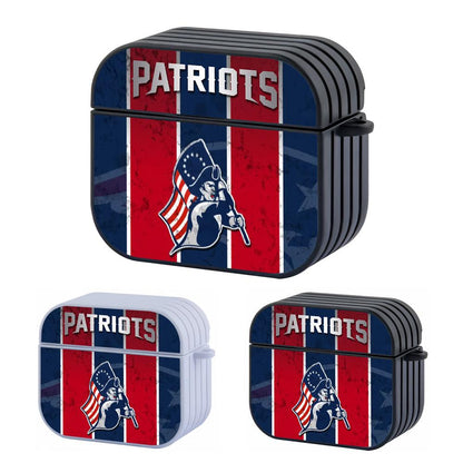 New England Patriots NFL Vintage Vector Art Apple Airpods 4 Case
