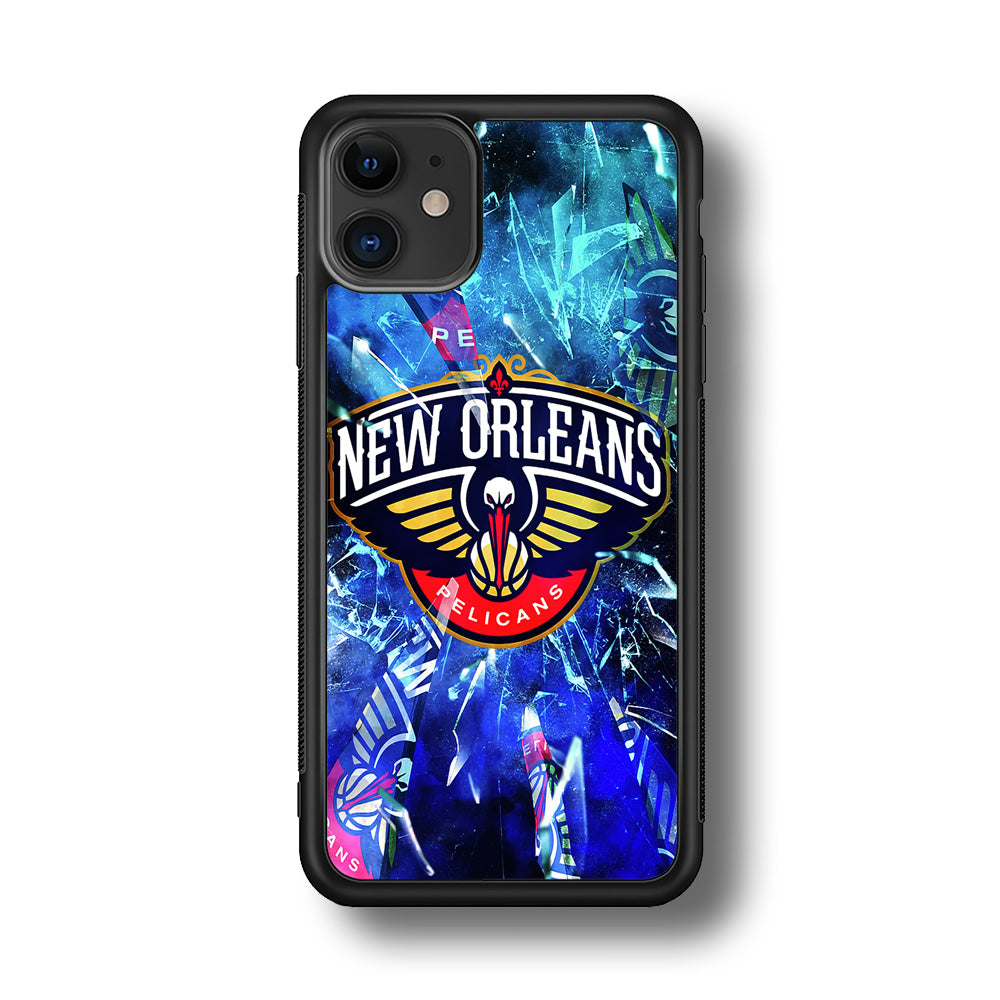 New Orleans Pelicans Pieces Of Logo iPhone 11 Case