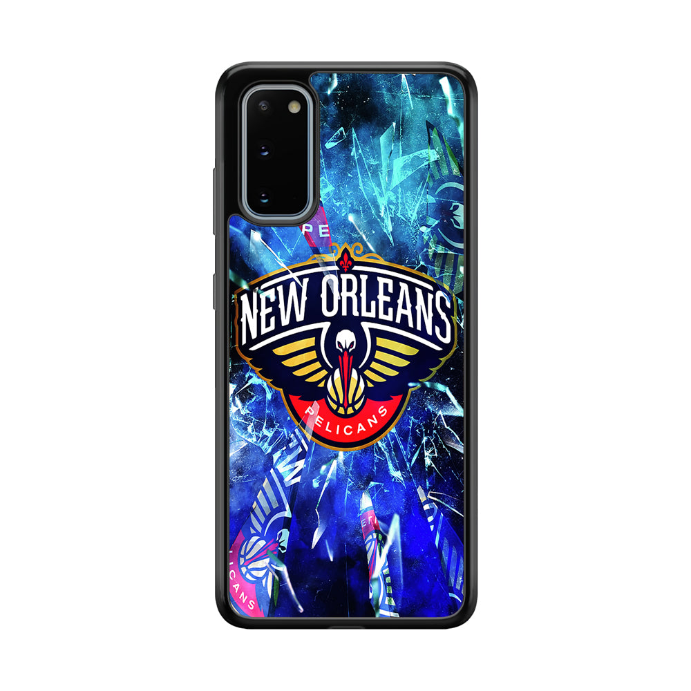 New Orleans Pelicans Pieces Of Logo Samsung Galaxy S20 Case