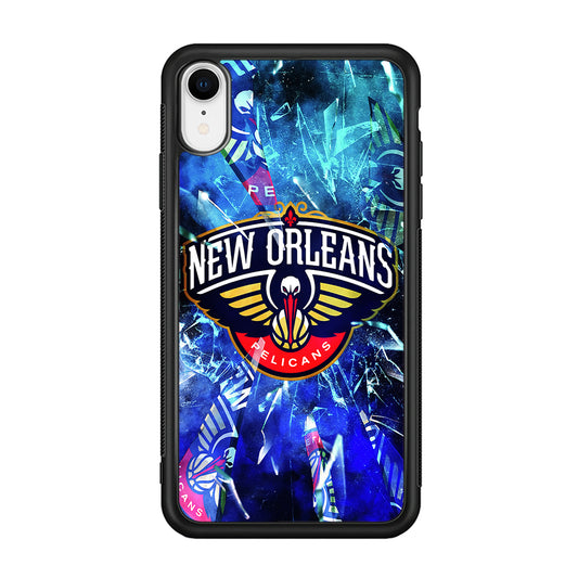 New Orleans Pelicans Pieces Of Logo iPhone XR Case