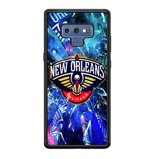 New Orleans Pelicans Pieces Of Logo Samsung Galaxy Note 9 Case