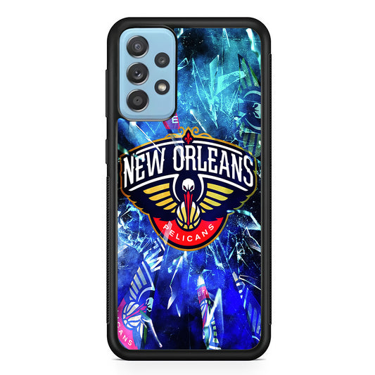 New Orleans Pelicans Pieces Of Logo Samsung Galaxy A72 Case