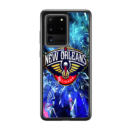 New Orleans Pelicans Pieces Of Logo Samsung Galaxy S20 Ultra Case