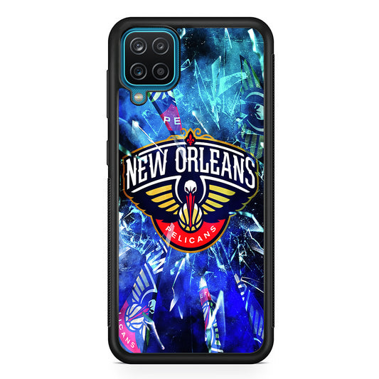 New Orleans Pelicans Pieces Of Logo Samsung Galaxy A12 Case