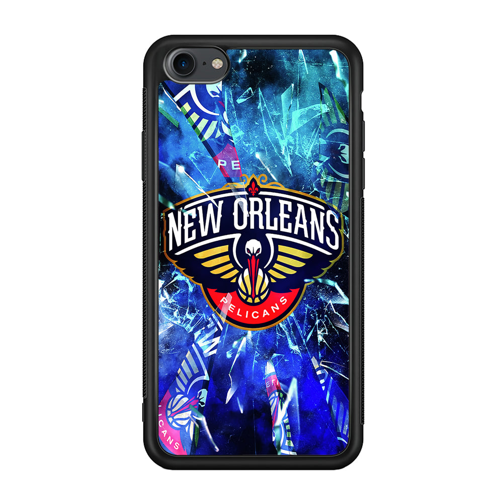 New Orleans Pelicans Pieces Of Logo iPhone 8 Case