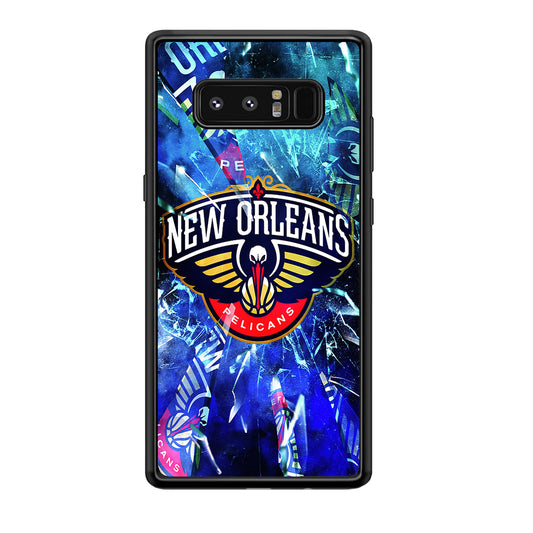 New Orleans Pelicans Pieces Of Logo Samsung Galaxy Note 8 Case