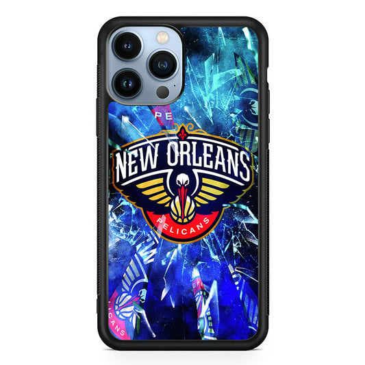 New Orleans Pelicans Pieces Of Logo iPhone 15 Pro Case - Carneyforia