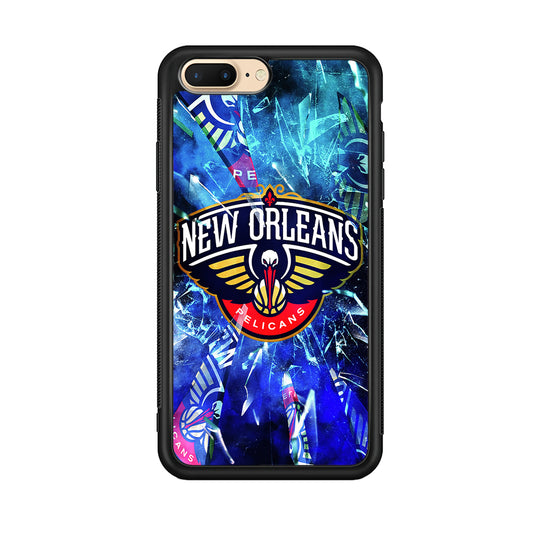 New Orleans Pelicans Pieces Of Logo iPhone 8 Plus Case