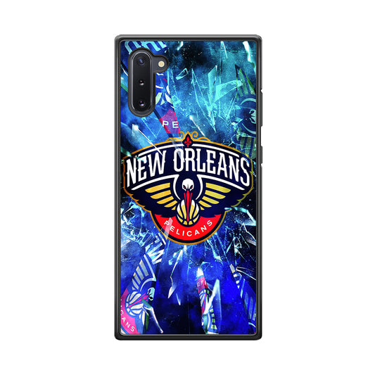 New Orleans Pelicans Pieces Of Logo Samsung Galaxy Note 10 Case