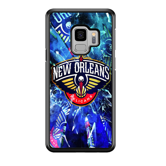 New Orleans Pelicans Pieces Of Logo Samsung Galaxy S9 Case