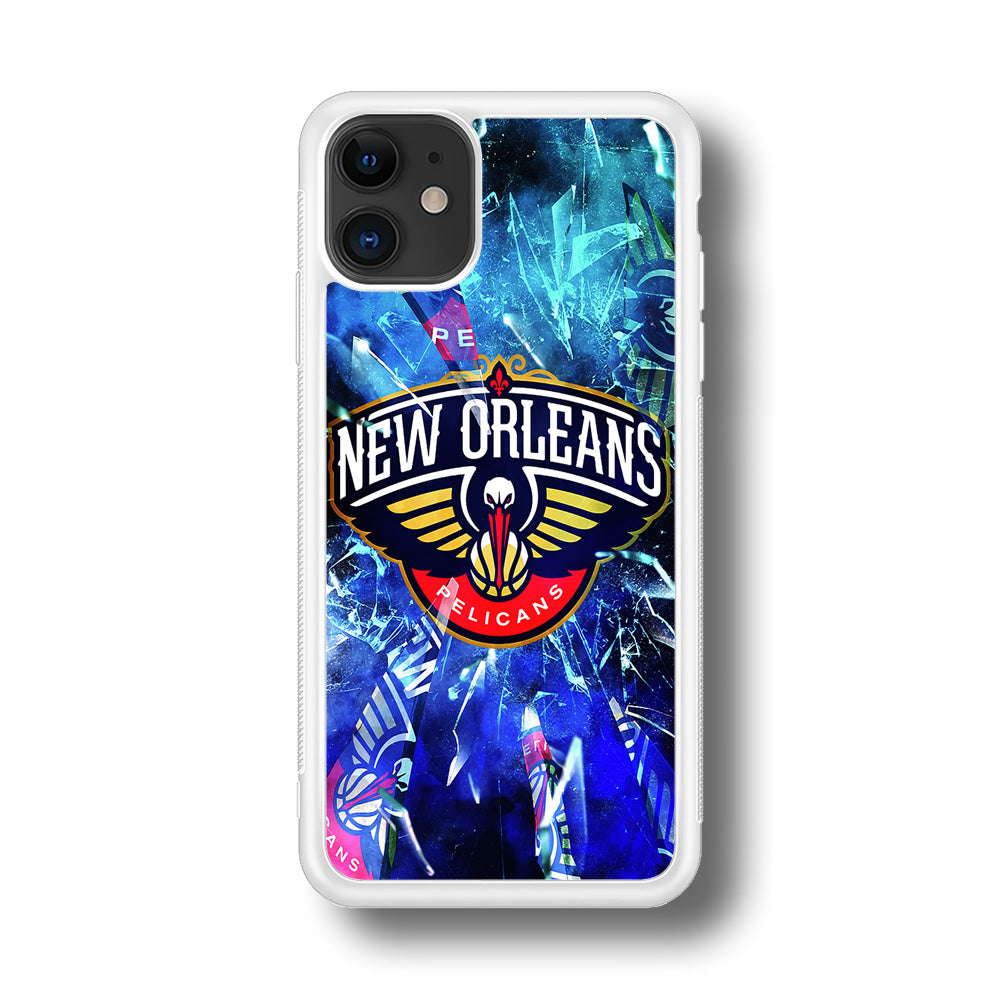 New Orleans Pelicans Pieces Of Logo iPhone 11 Case