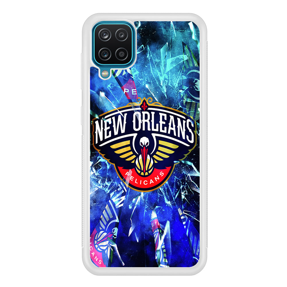 New Orleans Pelicans Pieces Of Logo Samsung Galaxy A12 Case