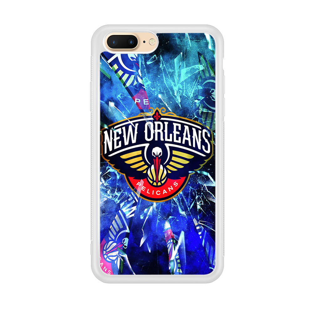 New Orleans Pelicans Pieces Of Logo iPhone 8 Plus Case