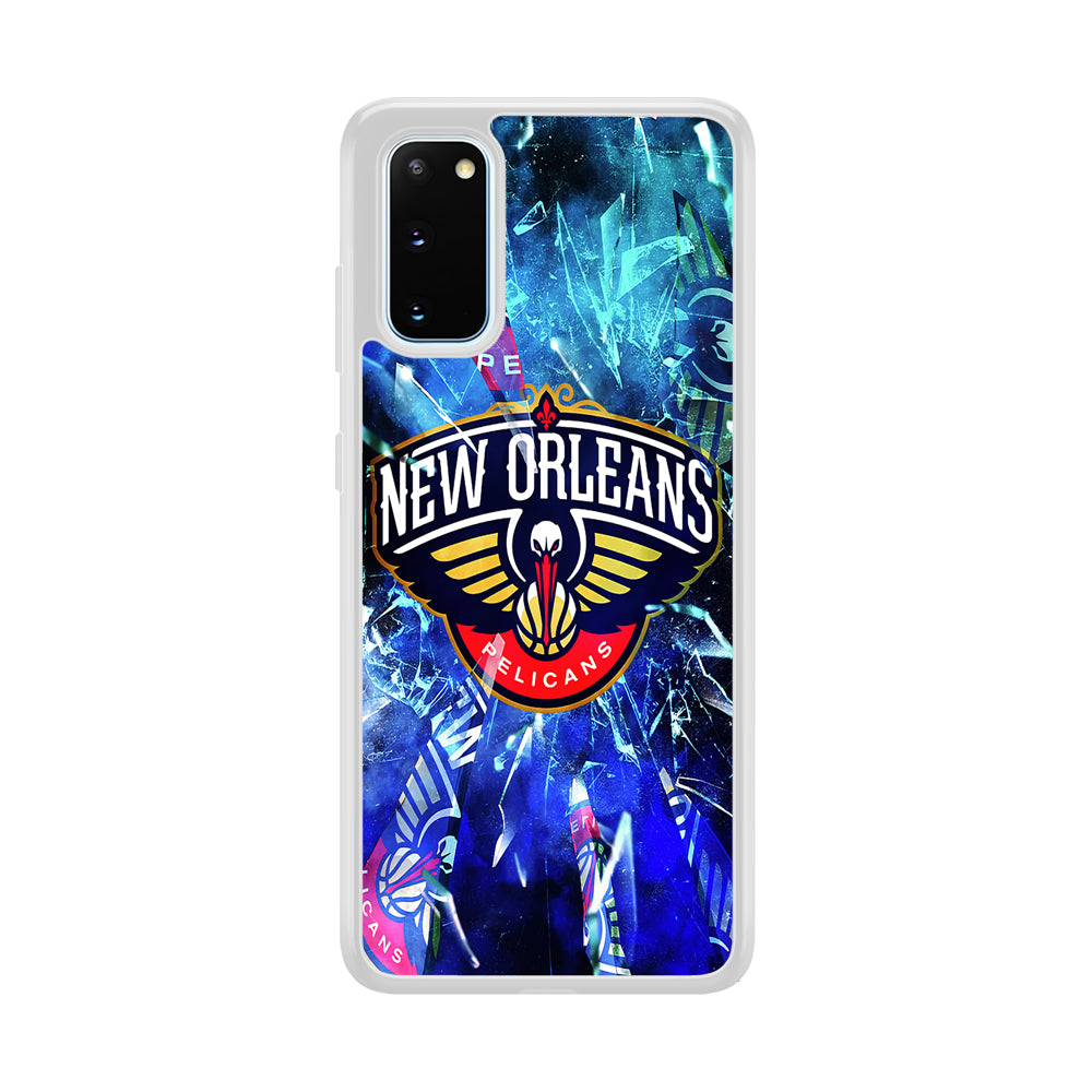 New Orleans Pelicans Pieces Of Logo Samsung Galaxy S20 Case