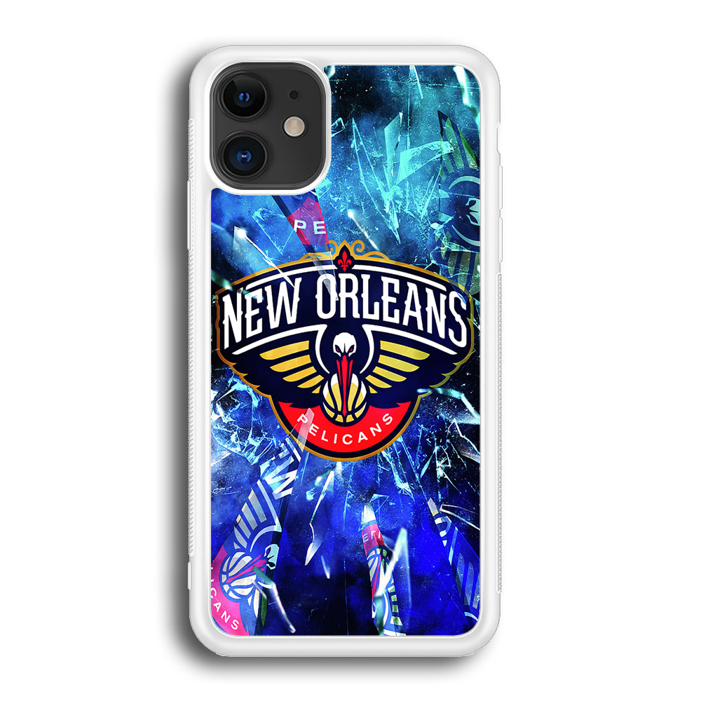 New Orleans Pelicans Pieces Of Logo iPhone 12 Case