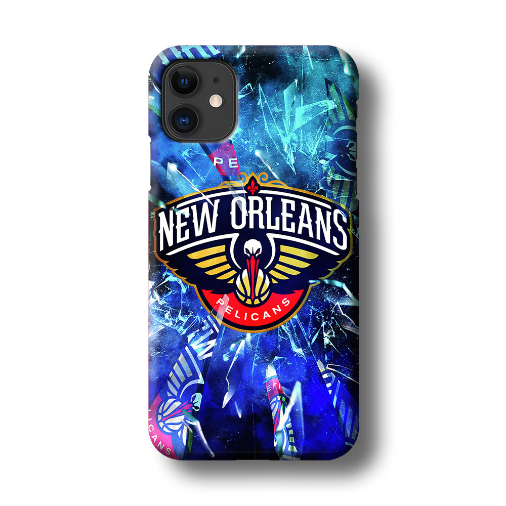 New Orleans Pelicans Pieces Of Logo iPhone 11 Case