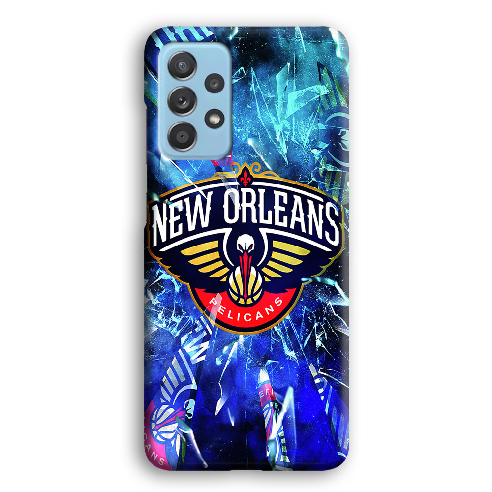 New Orleans Pelicans Pieces Of Logo Samsung Galaxy A52 Case