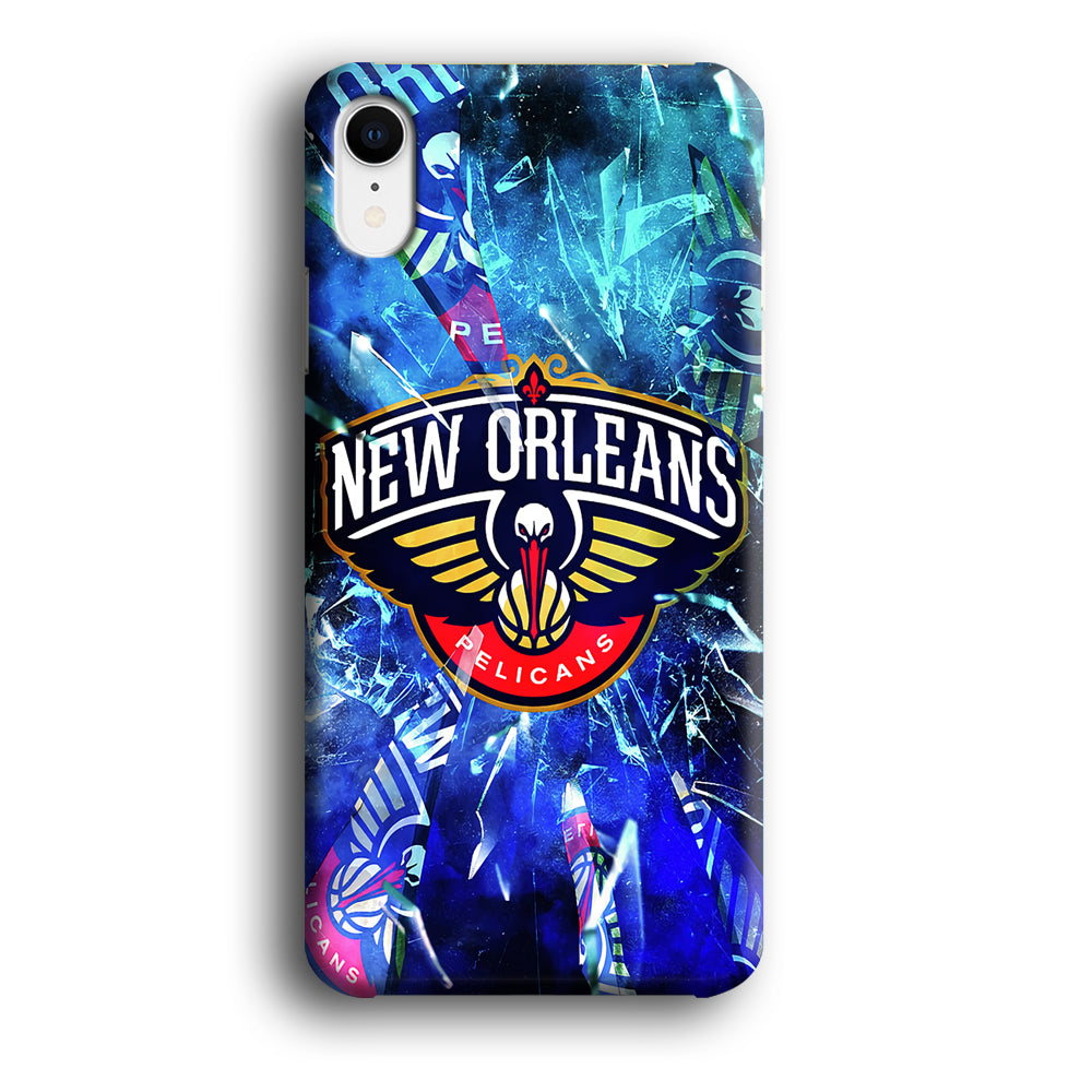 New Orleans Pelicans Pieces Of Logo iPhone XR Case