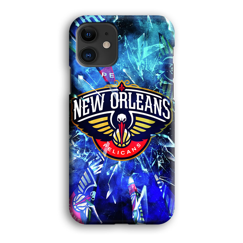 New Orleans Pelicans Pieces Of Logo iPhone 12 Case