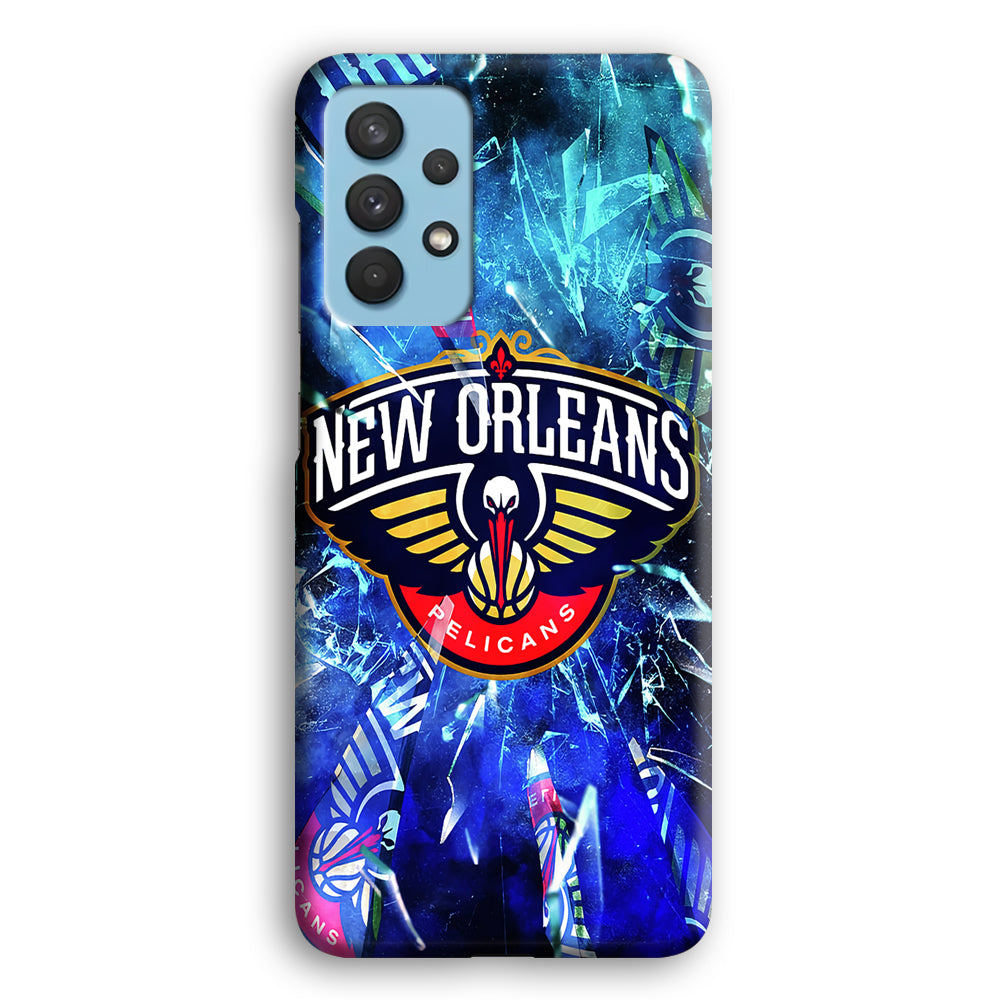 New Orleans Pelicans Pieces Of Logo Samsung Galaxy A32 Case