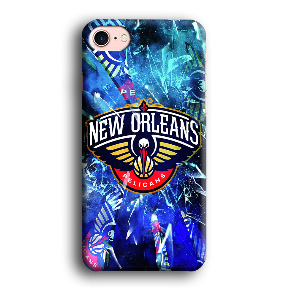 New Orleans Pelicans Pieces Of Logo iPhone 7 Case