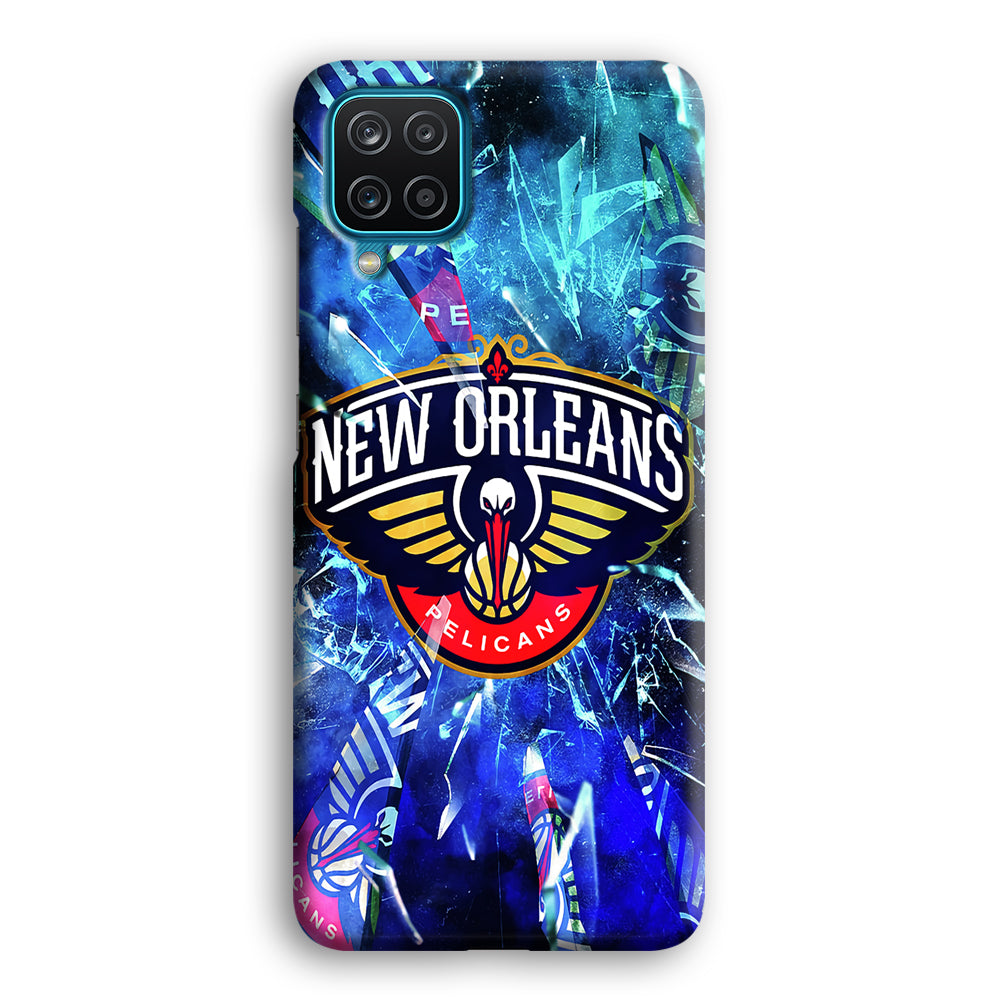 New Orleans Pelicans Pieces Of Logo Samsung Galaxy A12 Case