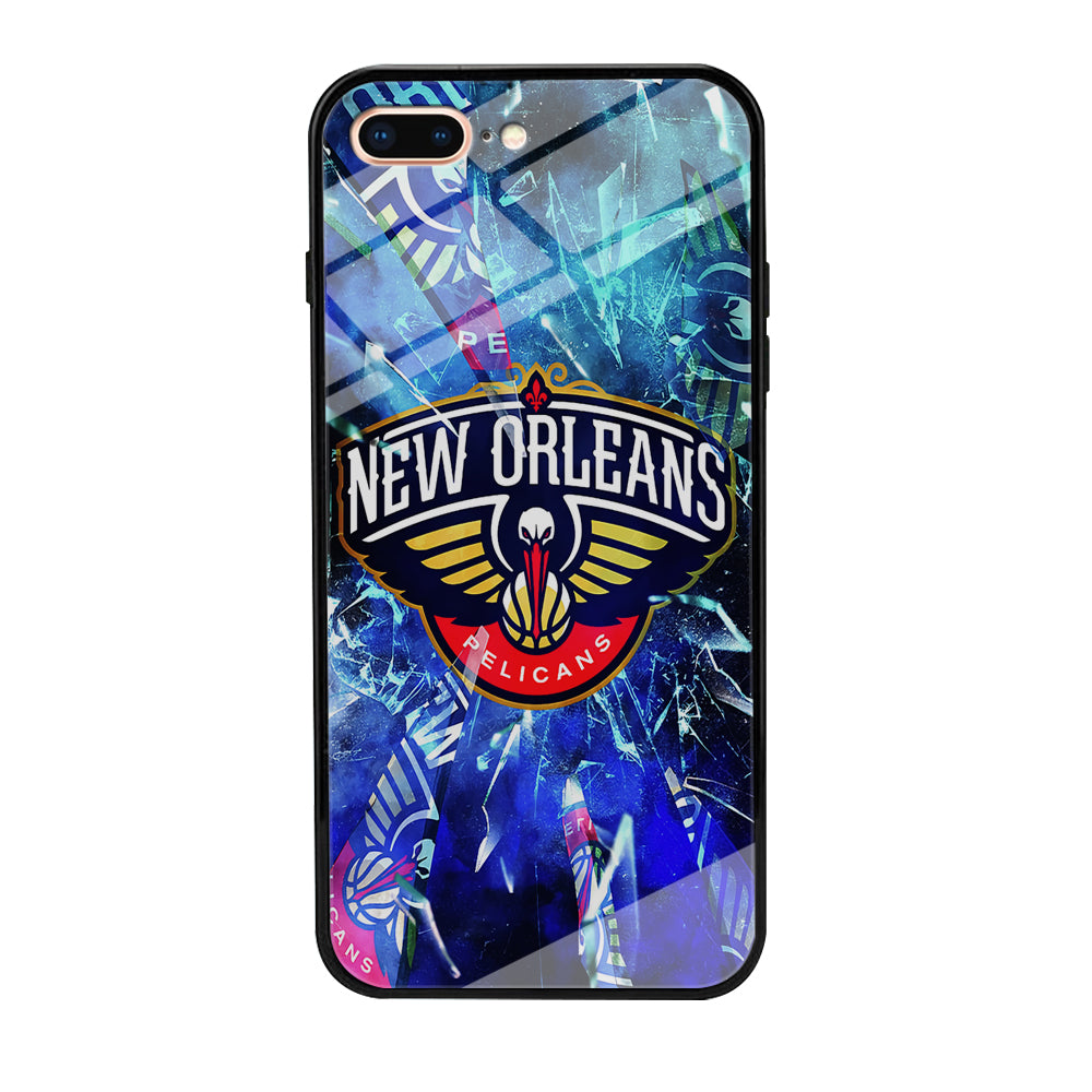 New Orleans Pelicans Pieces Of Logo iPhone 8 Plus Case