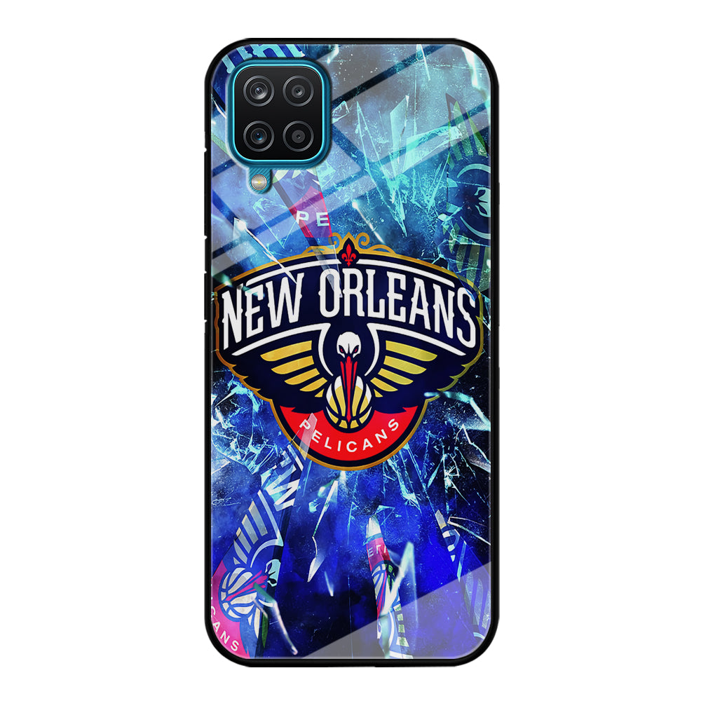 New Orleans Pelicans Pieces Of Logo Samsung Galaxy A12 Case