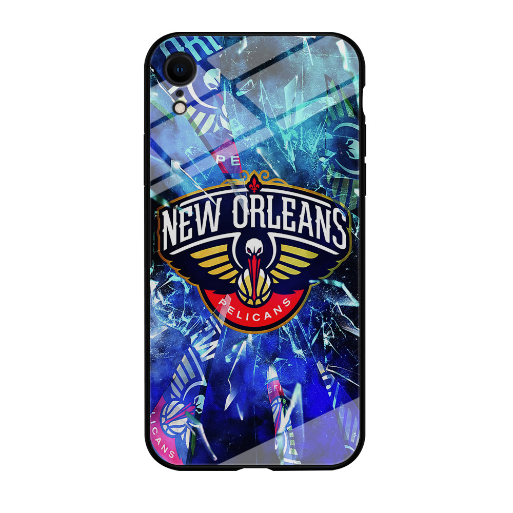 New Orleans Pelicans Pieces Of Logo iPhone XR Case