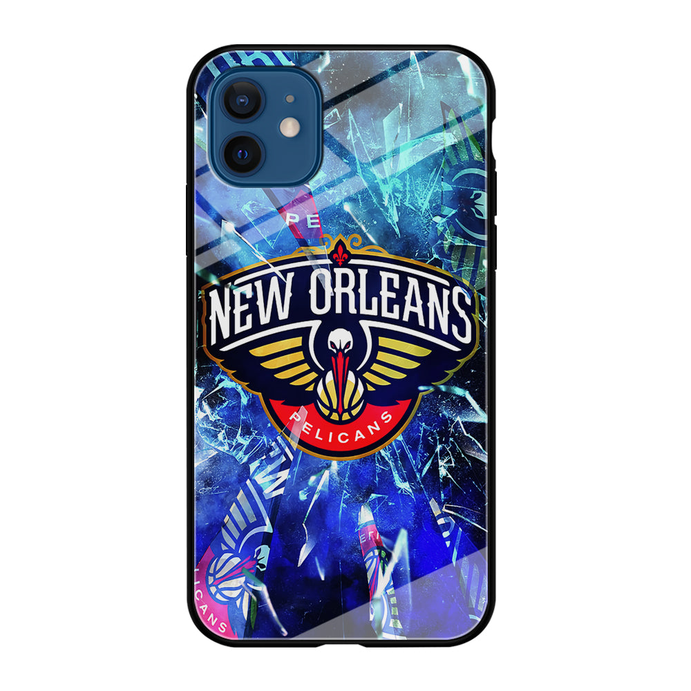 New Orleans Pelicans Pieces Of Logo iPhone 12 Case