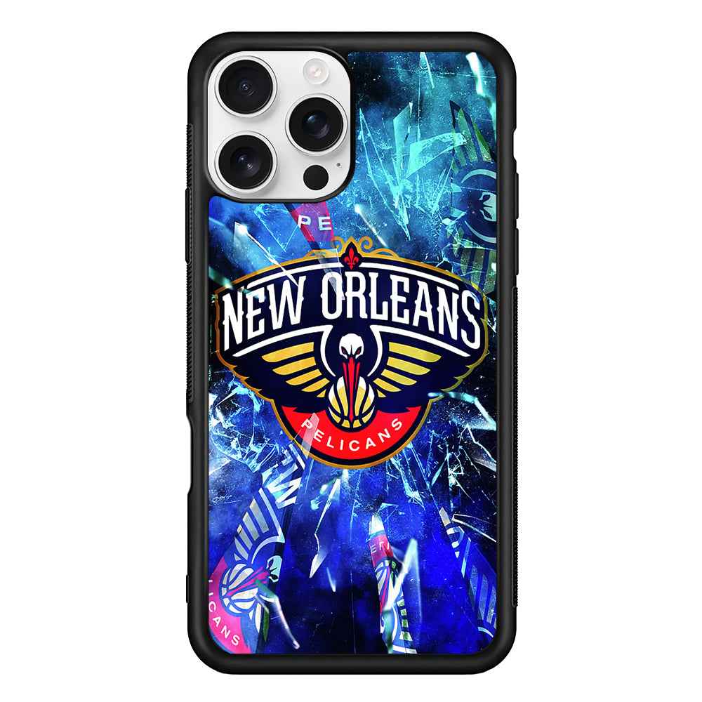 New Orleans Pelicans Pieces Of Logo iPhone 16 Pro Case