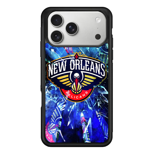 New Orleans Pelicans Pieces Of Logo iPhone 17 Pro Case