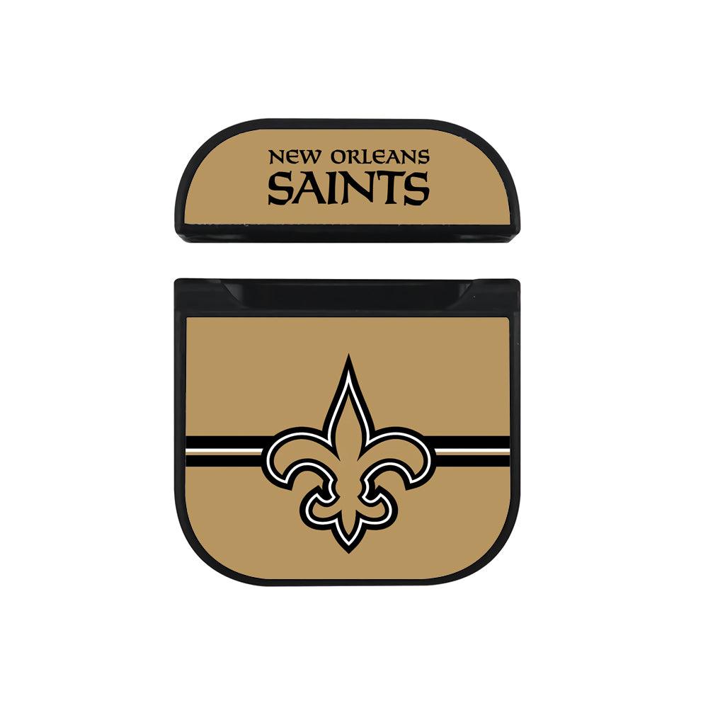 New Orleans Saint NFL Prideness for The Team Apple Airpods Case Black