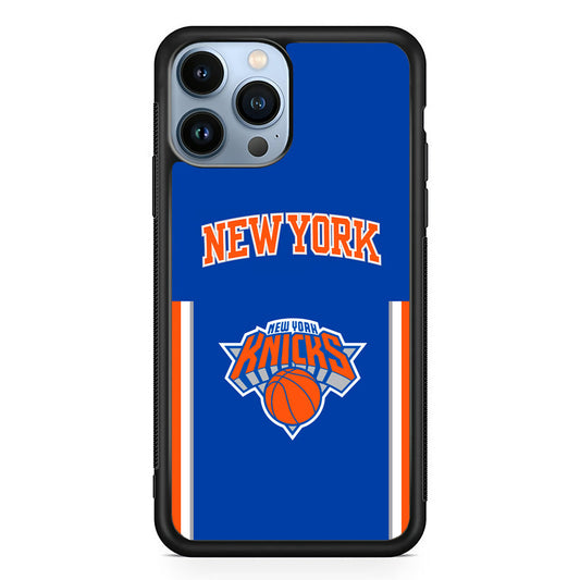 New York Knicks Bold of Blue iPhone 15 Pro Case - Carneyforia