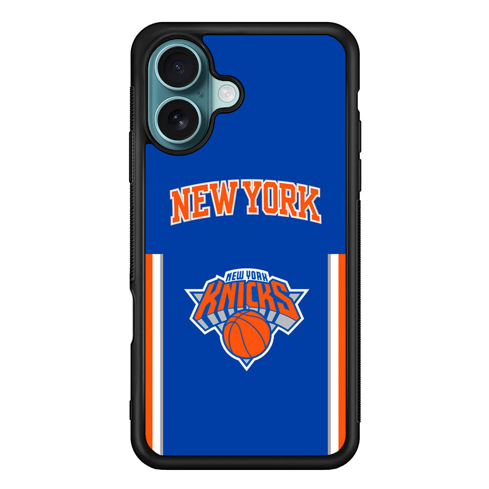 New York Knicks Bold of Blue iPhone 16 Case