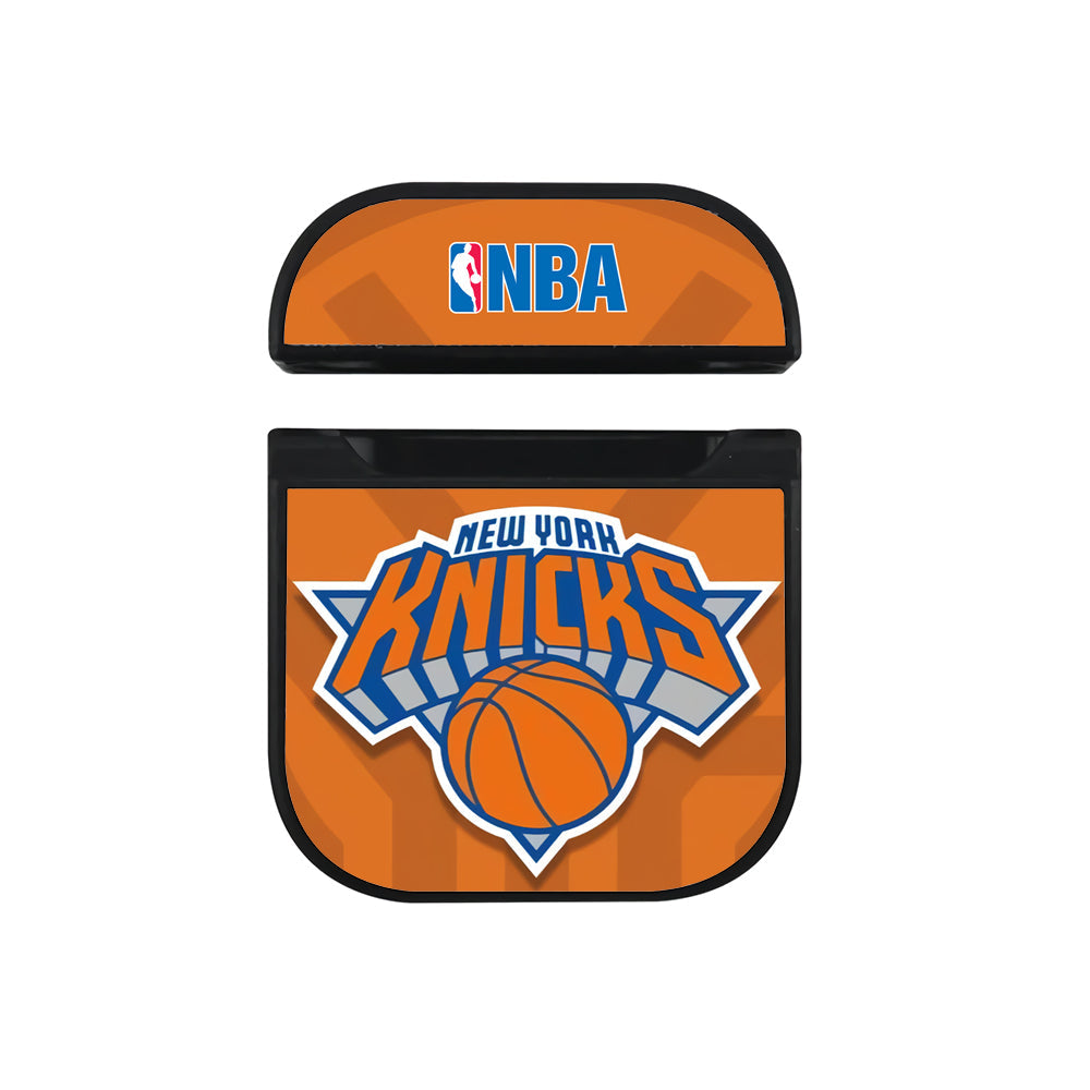 New York Knicks NBA Team Apple Airpods Case Black