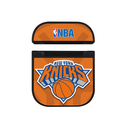 New York Knicks NBA Team Apple Airpods Case Black