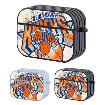 New York Knicks Wide Street Art Apple Airpods Pro 3 Case White