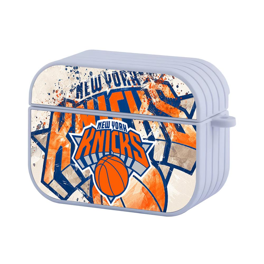 New York Knicks Wide Street Art Apple Airpods Pro 2 Case Black