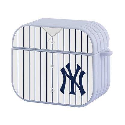 New York Yankees Collar on Jersey Apple Airpods 4 Case White