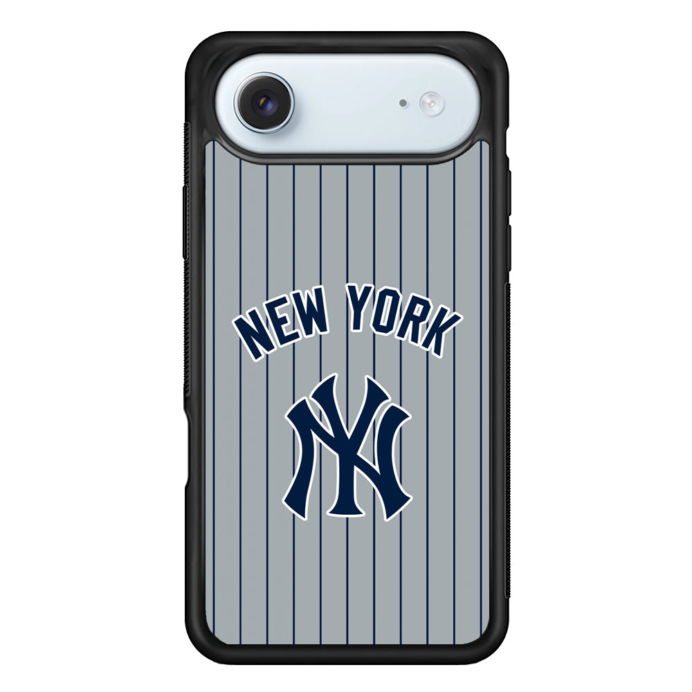 New York Yankees Curves Line Jersey iPhone 17 Air Case