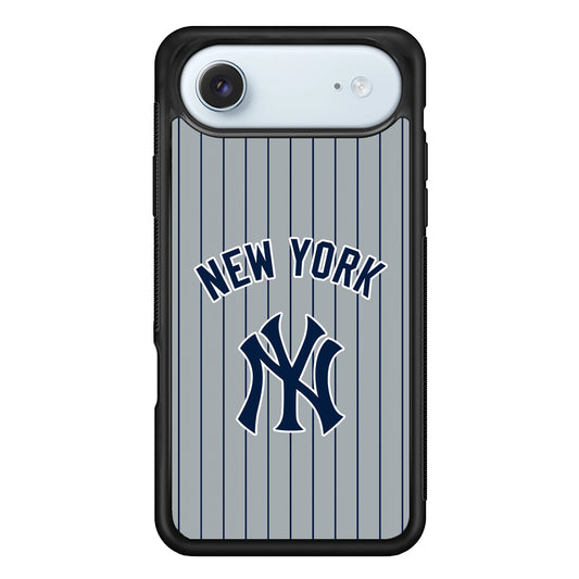 New York Yankees Curves Line Jersey iPhone 17 Air Case